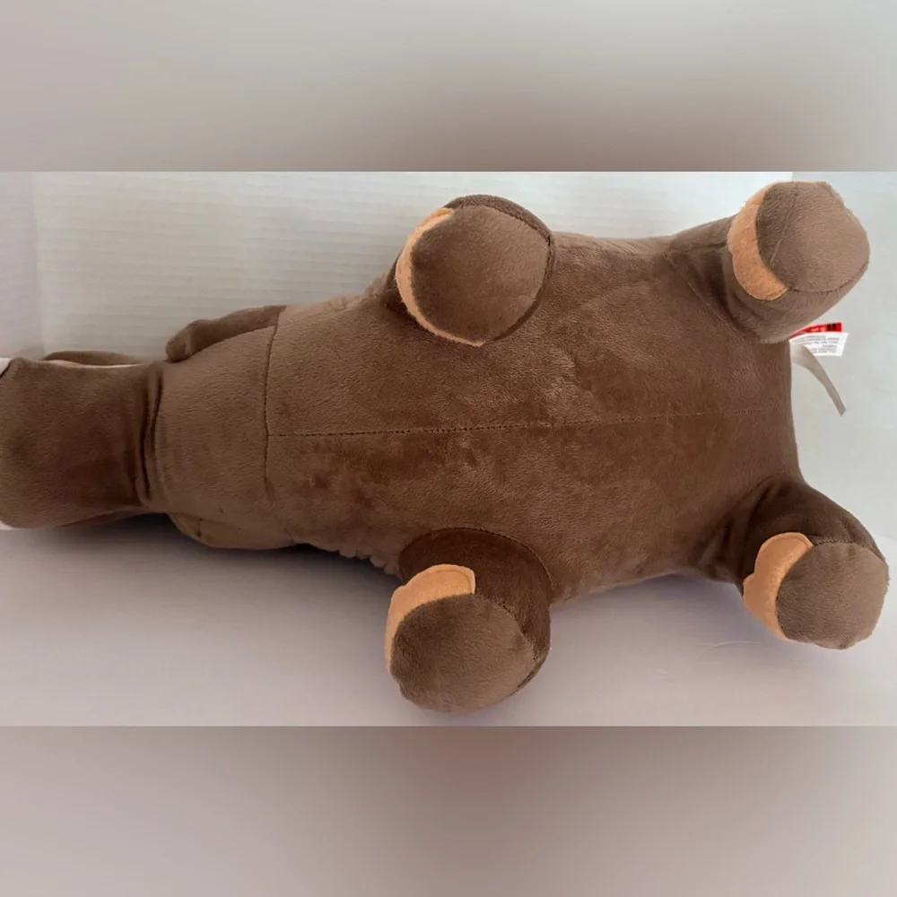 Mama Hippopotamus With Baby Stuff Plush Animal.